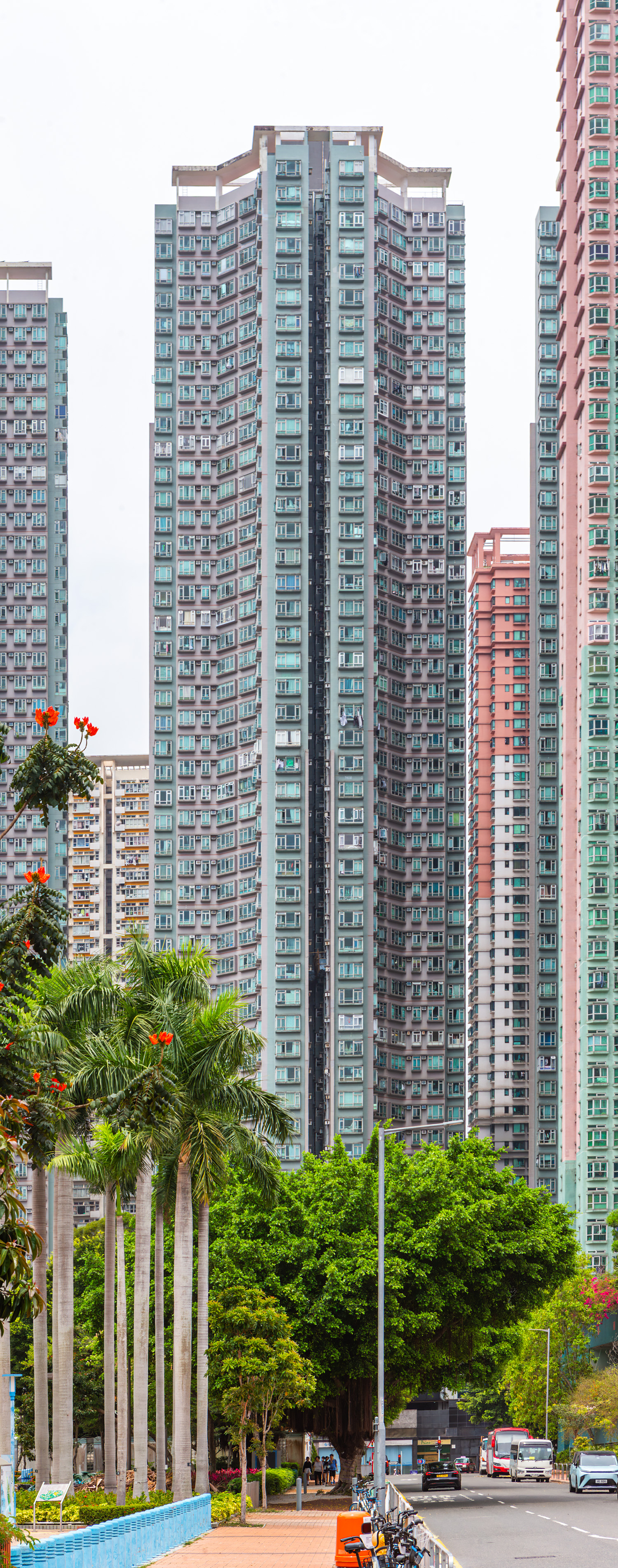 Metro City I Tower 5, Hong Kong - View from the southeast. © Mathias Beinling